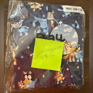 Little Sleepies Bluey Zip Hoodie 4T